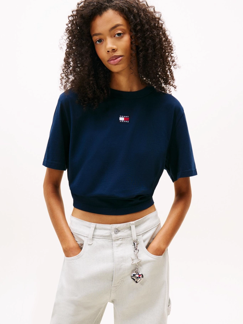POLERA BOXY CON LOGO RELAXED FIT - 1