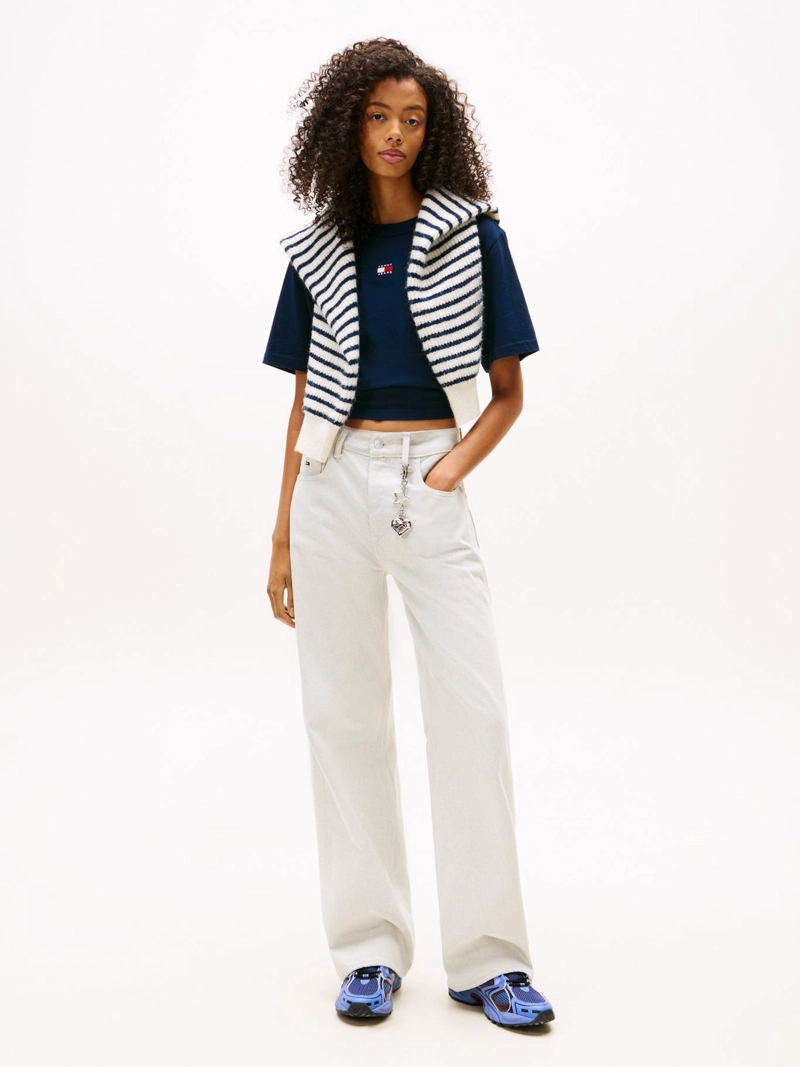 POLERA BOXY CON LOGO RELAXED FIT - 2