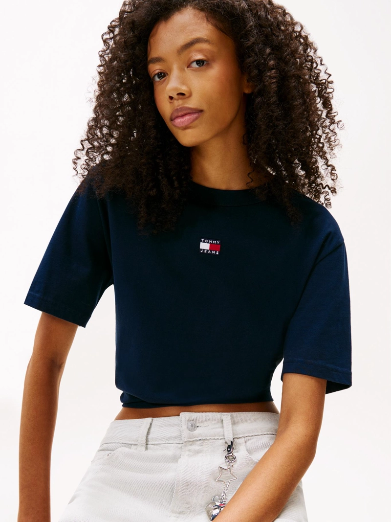 POLERA BOXY CON LOGO RELAXED FIT - 4