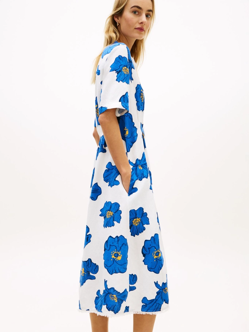 VESTIDO CAMISERO EN MEZCLA DE LINO - 4