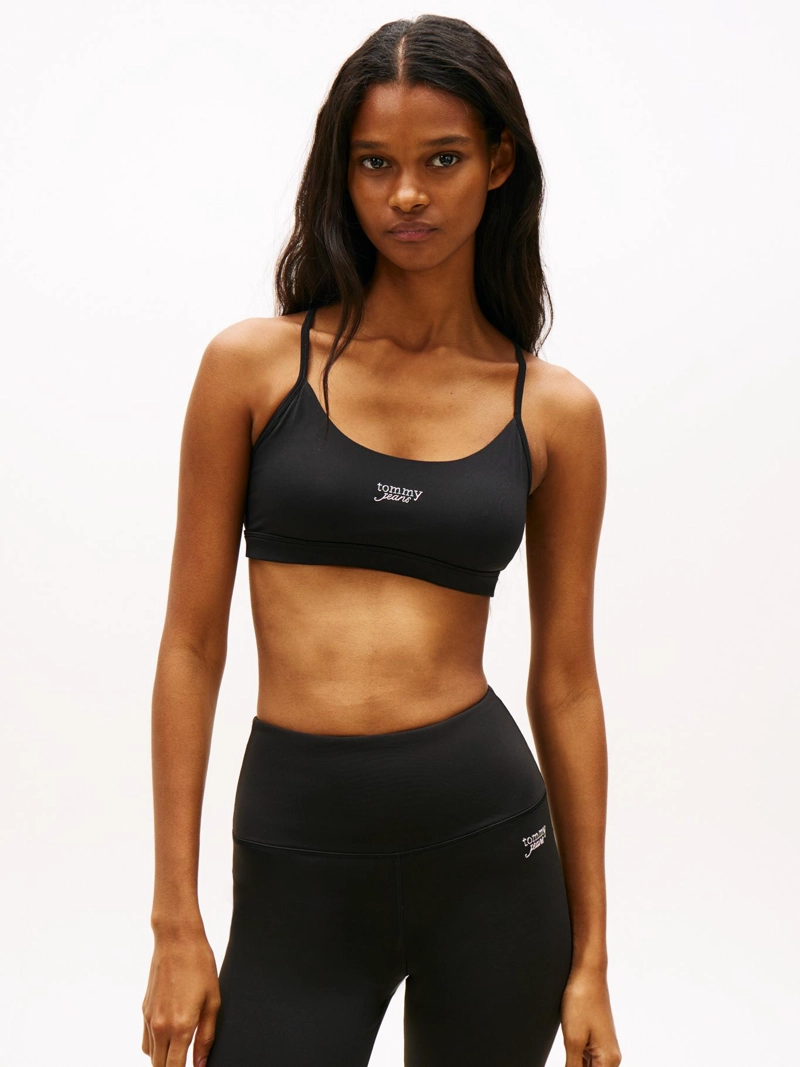 BRALETTE ATHLEISURE CON LOGO METALIZADO - 1
