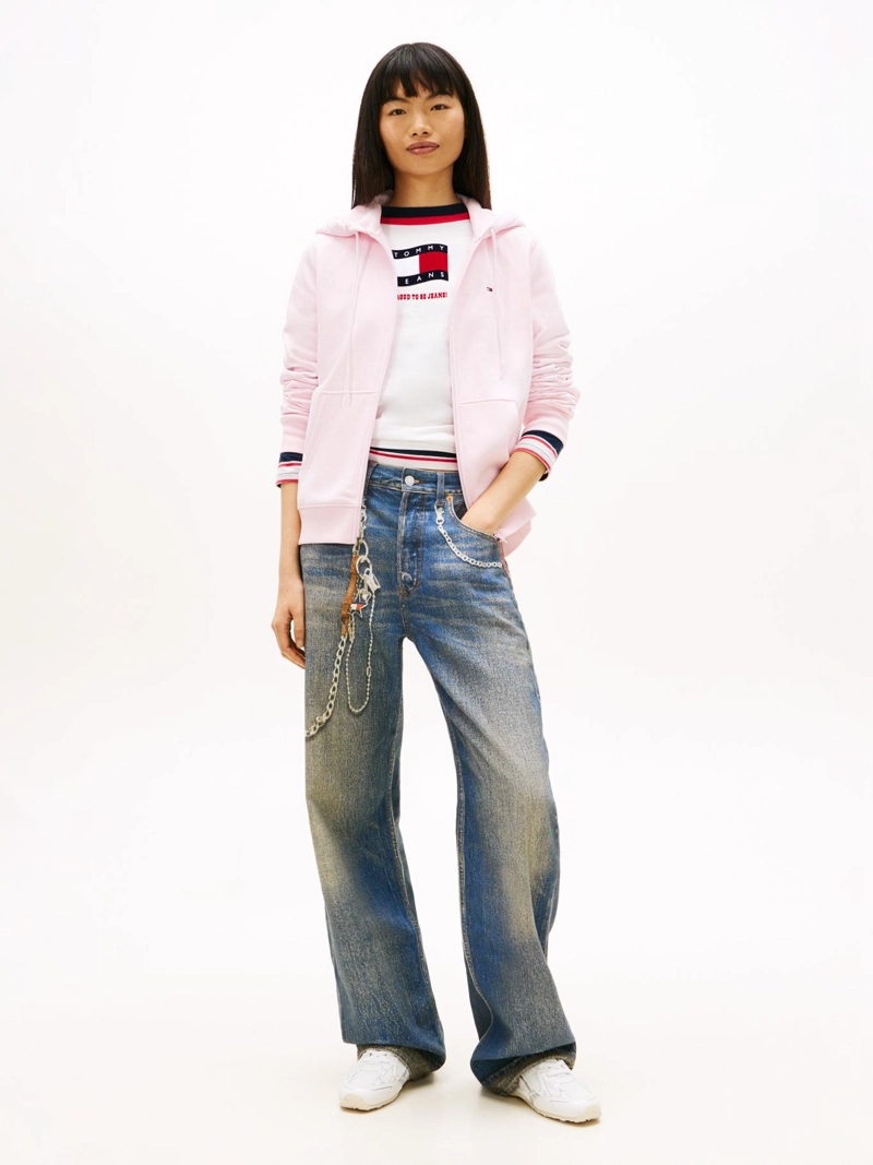 POLERON HOODIE REGULAR FIT CON LOGO - 2