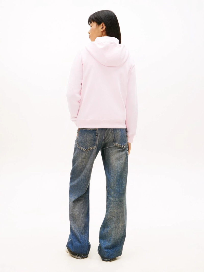POLERON HOODIE REGULAR FIT CON LOGO - 3