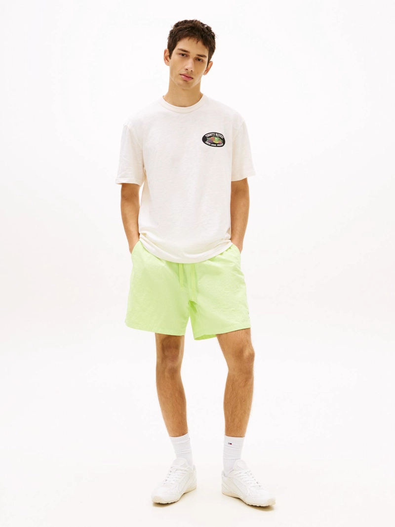 SHORT CON LOGO RELAXED FIT - 1
