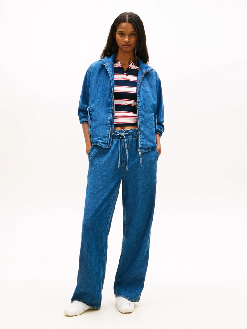 PANTALON CHAMBRAY RELAXED FIT - 1