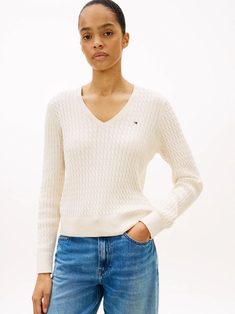 SWEATER DE PUNTO TRENZADO - 1