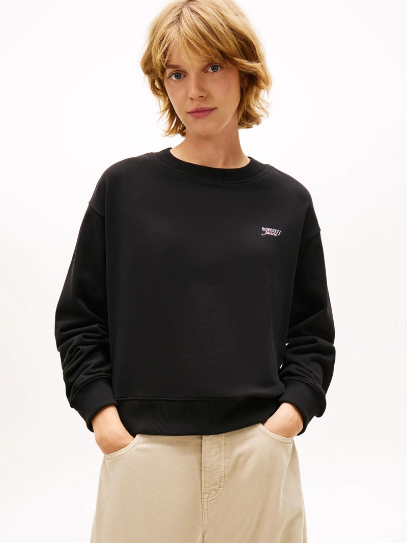 POLERON ATHLEISURE CON LOGO METALIZADO - 1