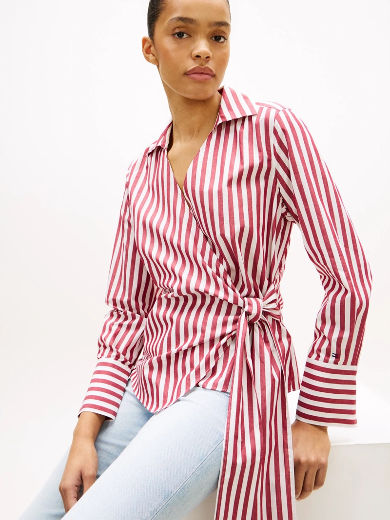 BLUSA CRUZADA SLIM FIT - 4
