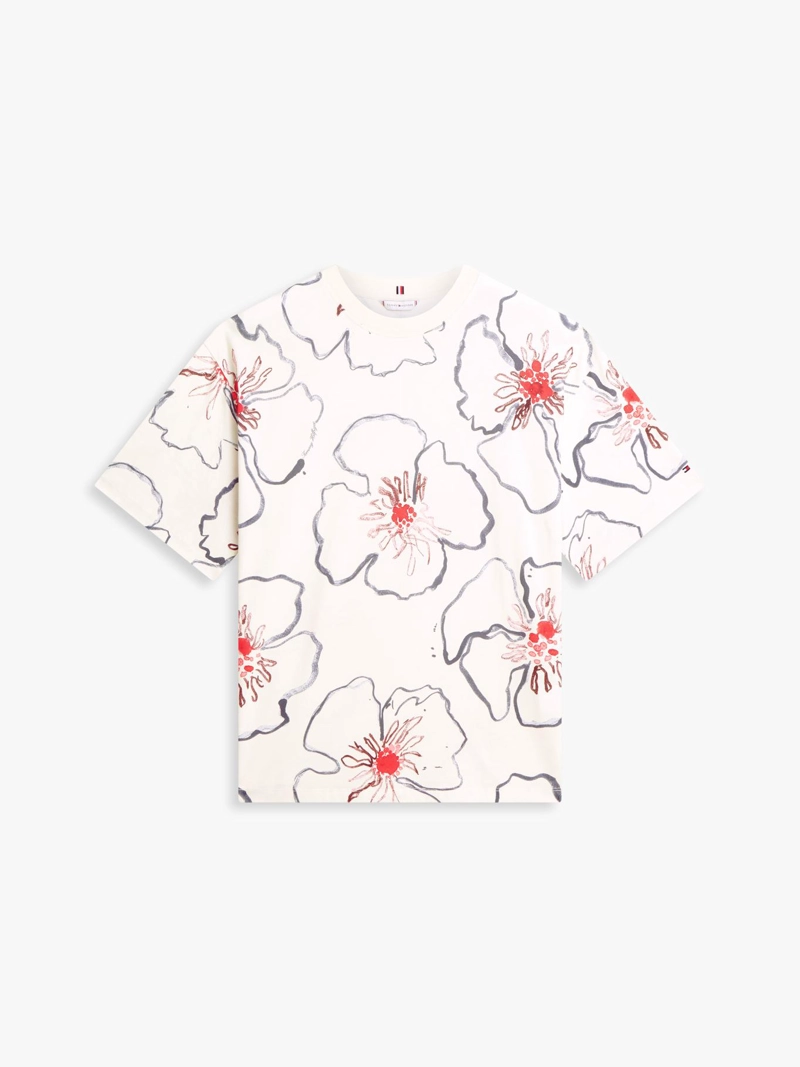 POLERA ESTAMPADO FLORAL RELAXED FIT - 5