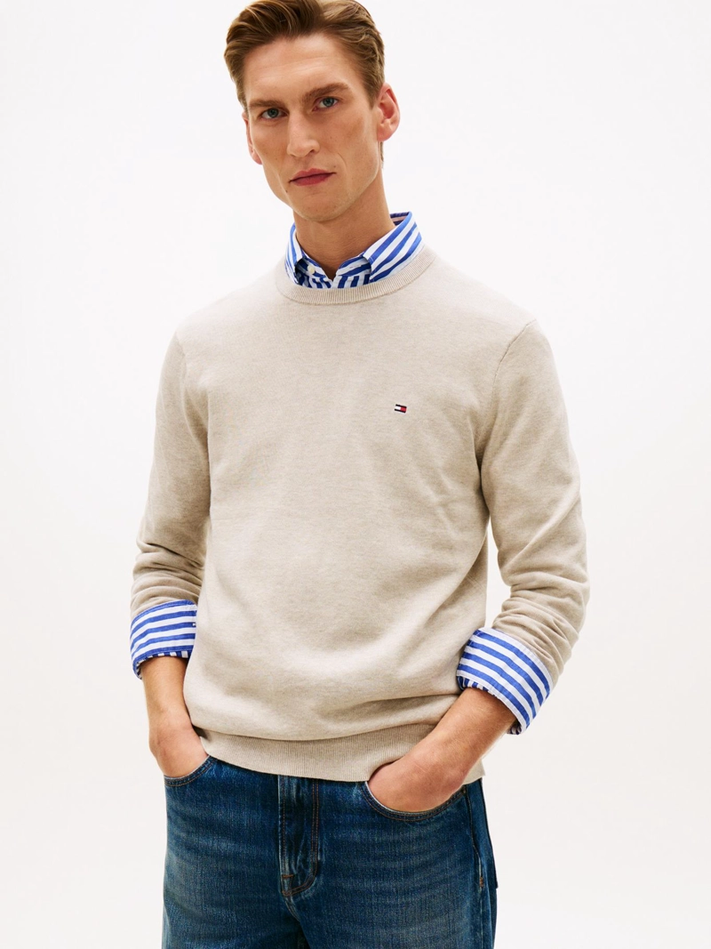 SWEATER ESSENTIAL C-NECK - 1