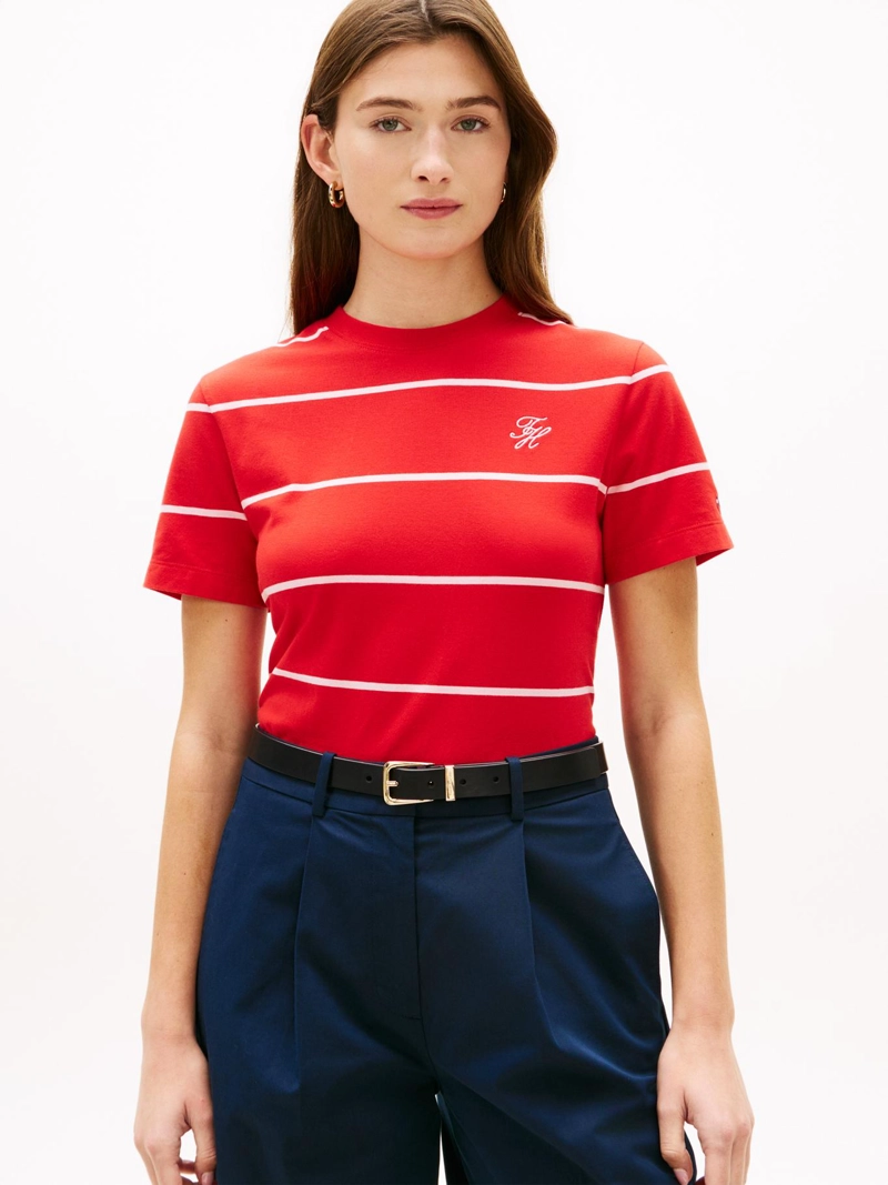 POLERA CON LOGO BORDADO REGULAR FIT - 1