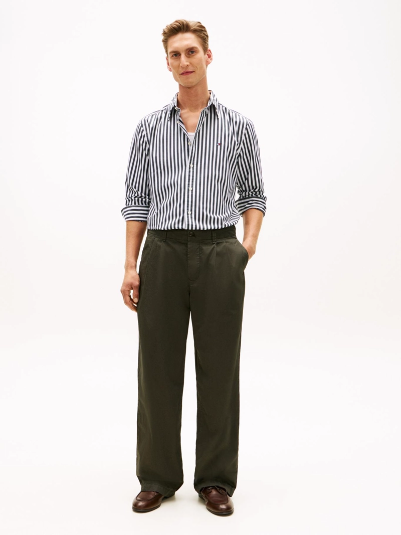 CAMISA DE POPELIN A RAYAS REGULAR FIT - 2