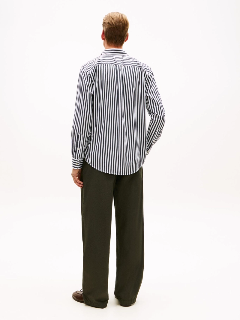 CAMISA DE POPELIN A RAYAS REGULAR FIT - 3