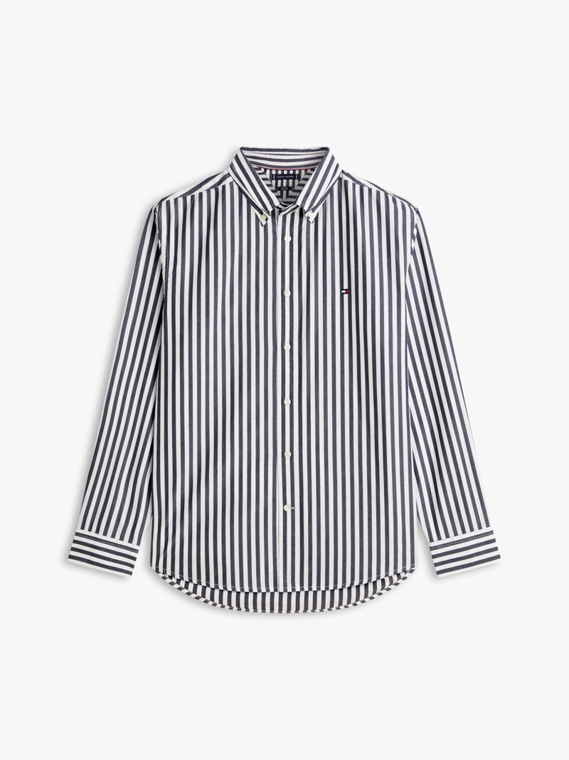 CAMISA DE POPELIN A RAYAS REGULAR FIT - 5