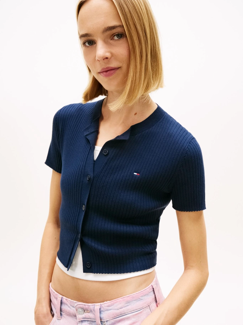 CARDIGAN ESSENTIAL CON LOGO - 4