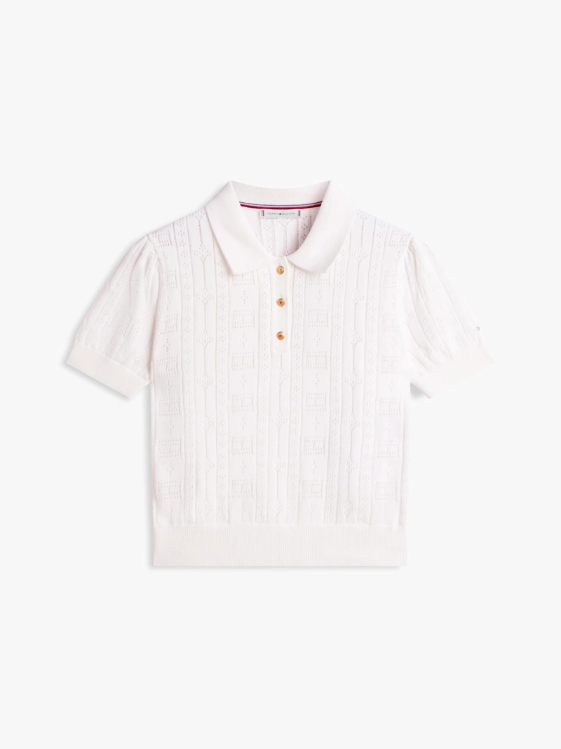 SWEATER MANGA CORTA POINTELLE - 5
