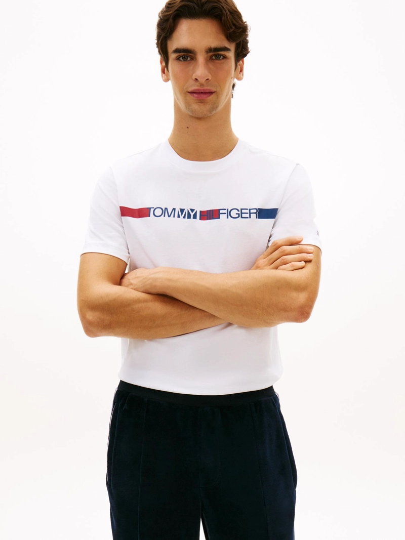 POLERA CON LOGO ESTAMPADO REGULAR FIT - 1
