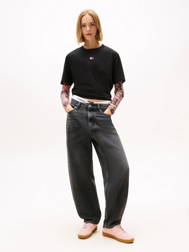 POLERA BOXY CON LOGO RELAXED FIT - 2