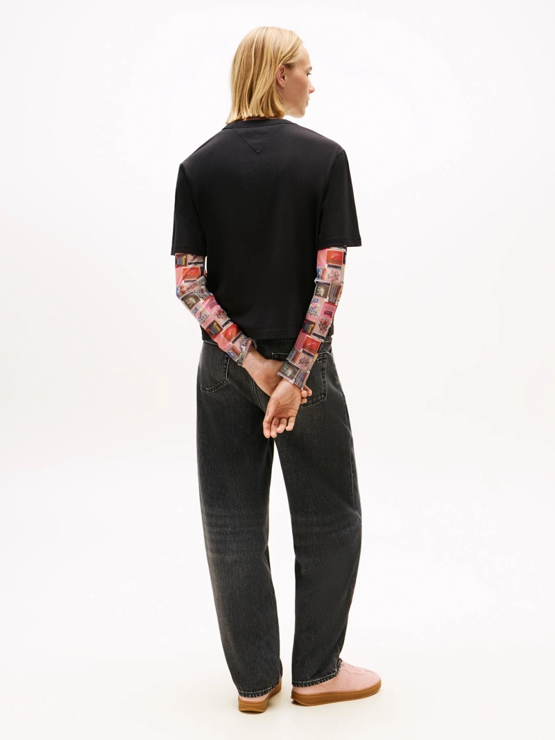 POLERA BOXY CON LOGO RELAXED FIT - 3