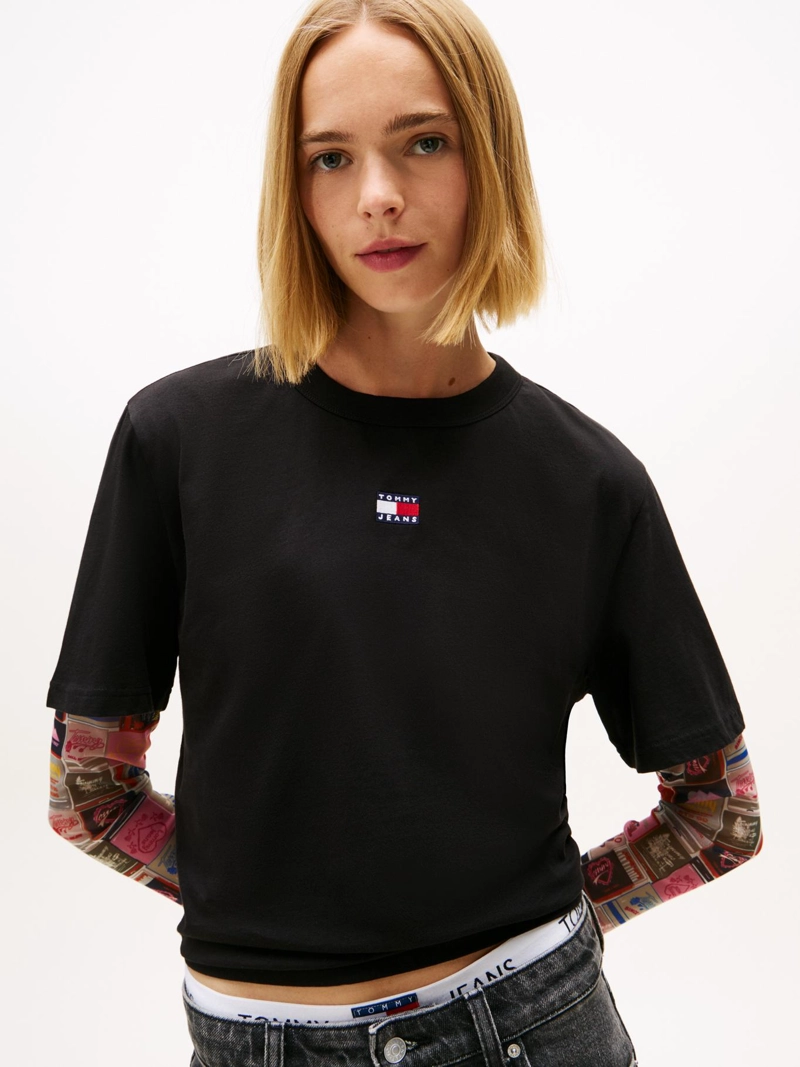 POLERA BOXY CON LOGO RELAXED FIT - 4