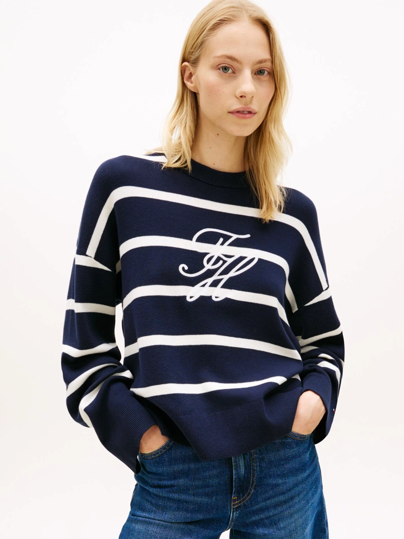 SWEATER DE PUNTO CON LOGO BORDADO - 1