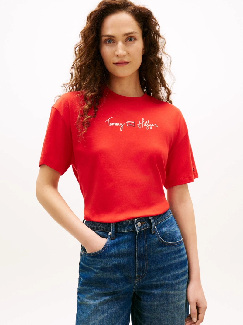 POLERA CON LOGO GRAFICO REGULAR FIT - 1