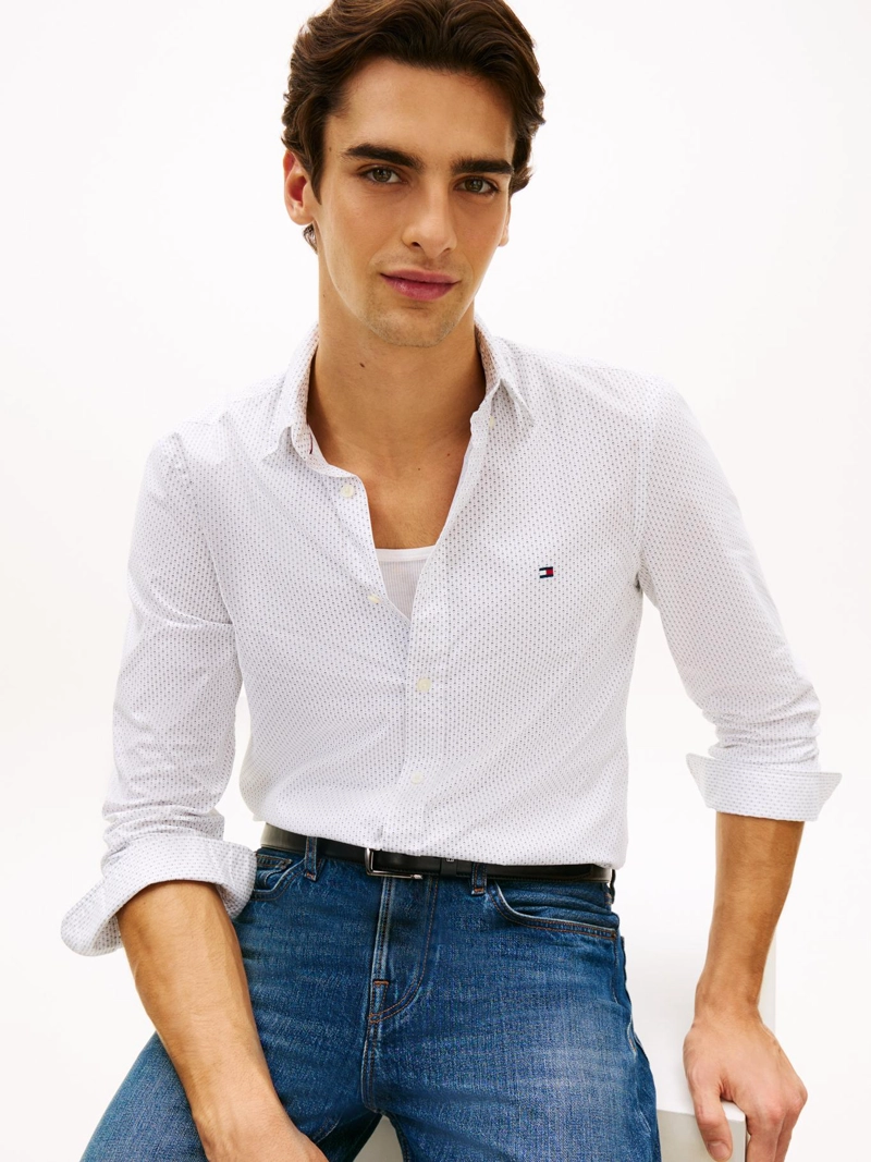 CAMISA FLEX POPLIN SOLID SLIM FIT - 4
