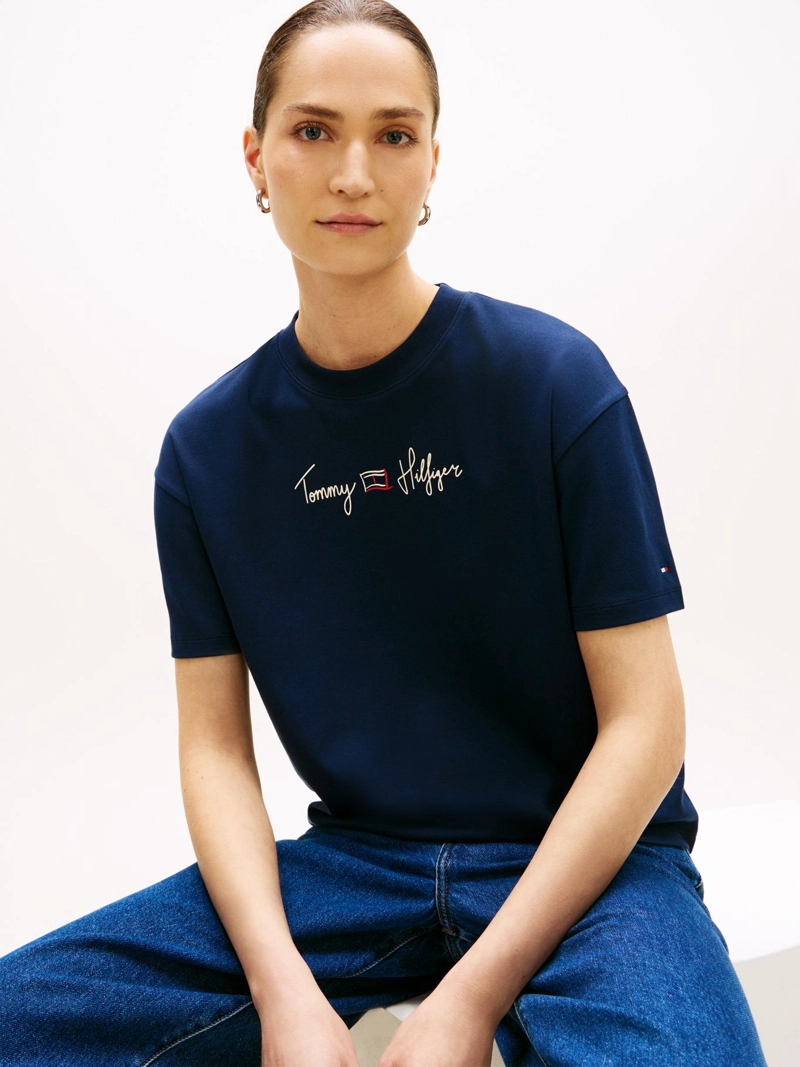 POLERA CON LOGO GRAFICO REGULAR FIT - 4