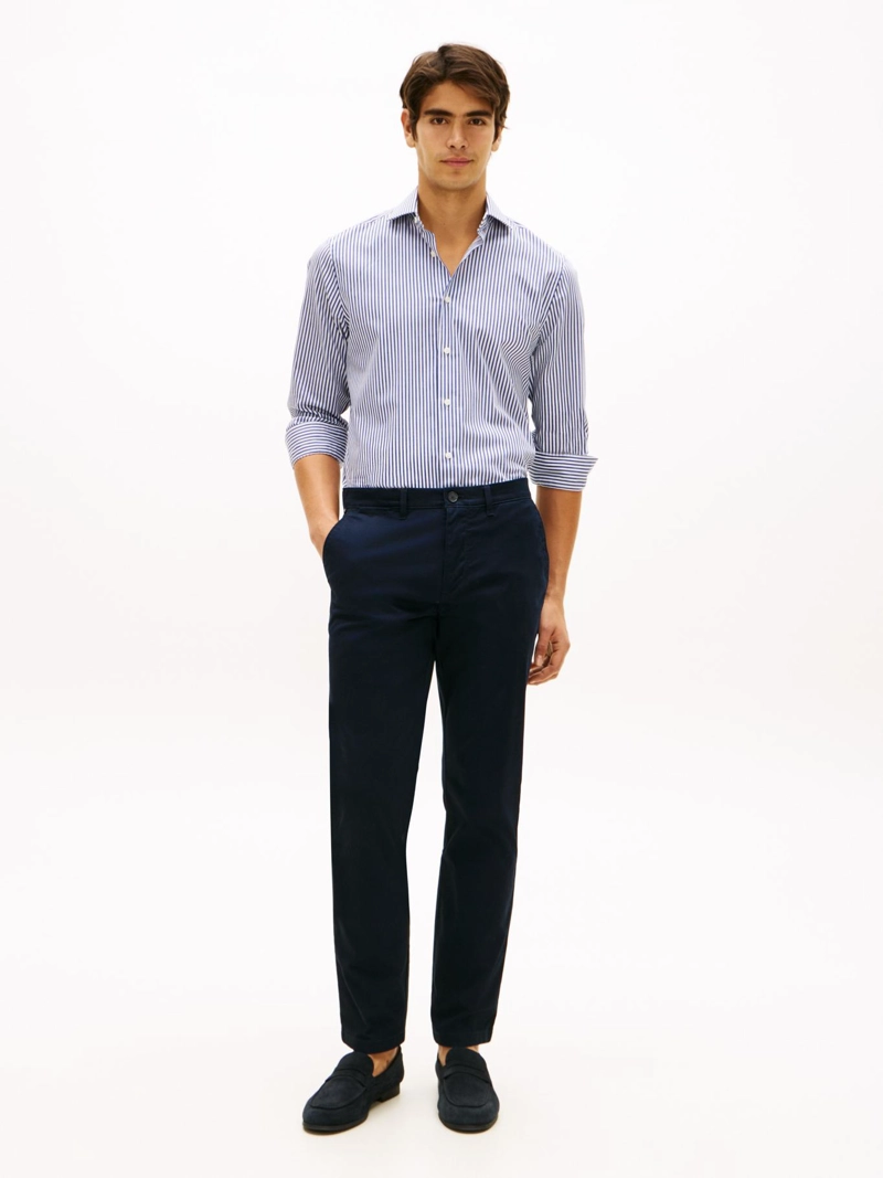 CAMISA FLEX DISEÑO DE RAYAS SLIM FIT - 2
