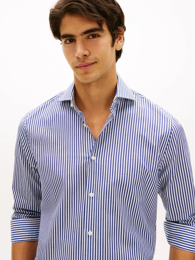 CAMISA FLEX DISEÑO DE RAYAS SLIM FIT - 4