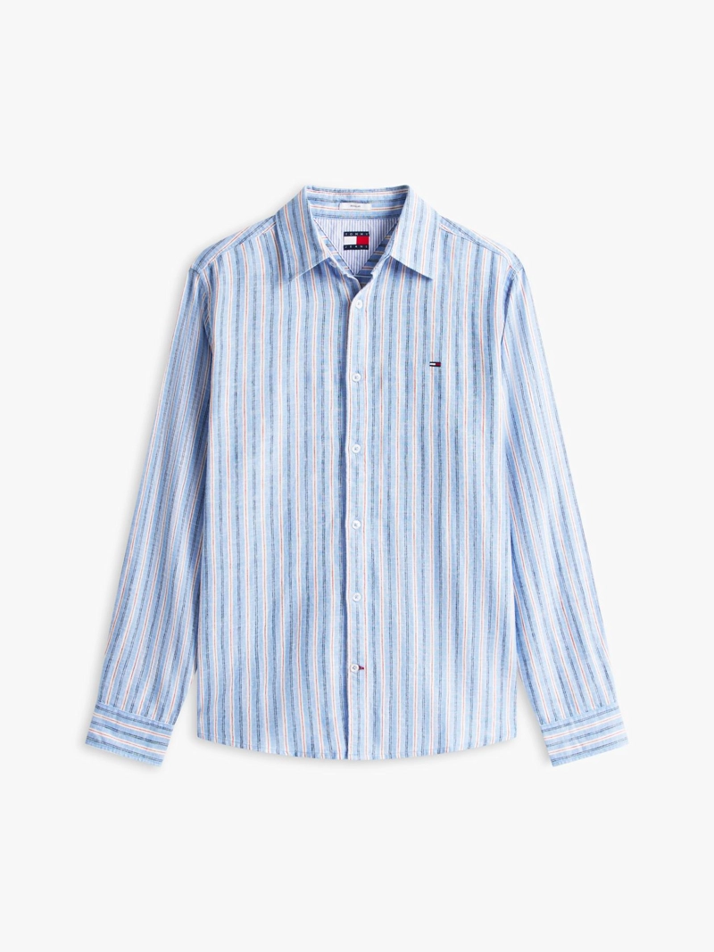 CAMISA DE RAYAS DE LINO REGULAR FIT - 5