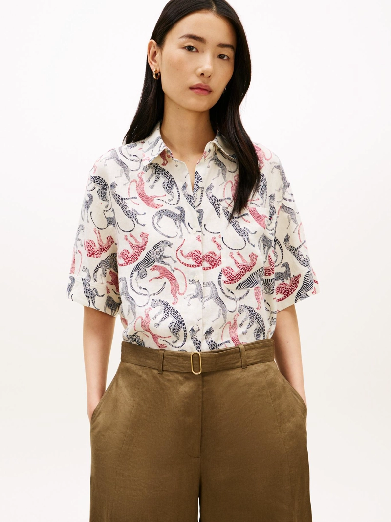 CAMISA DE LINO RELAXED FIT - 1