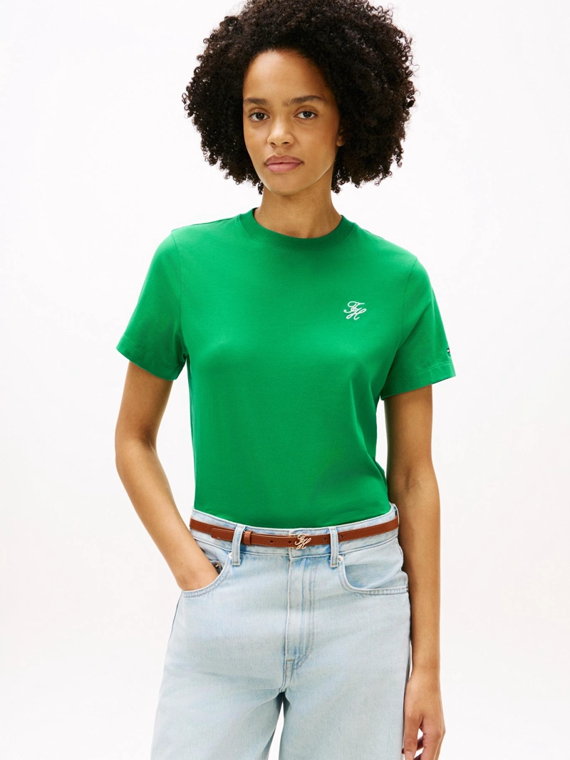 POLERA CON LOGO BORDADO REGULAR FIT - 1