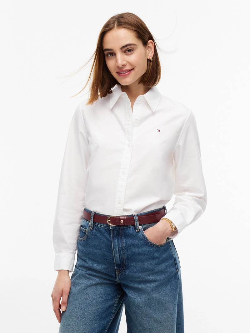 CAMISA OXFORD CON LOGO RELAXED FIT - 1