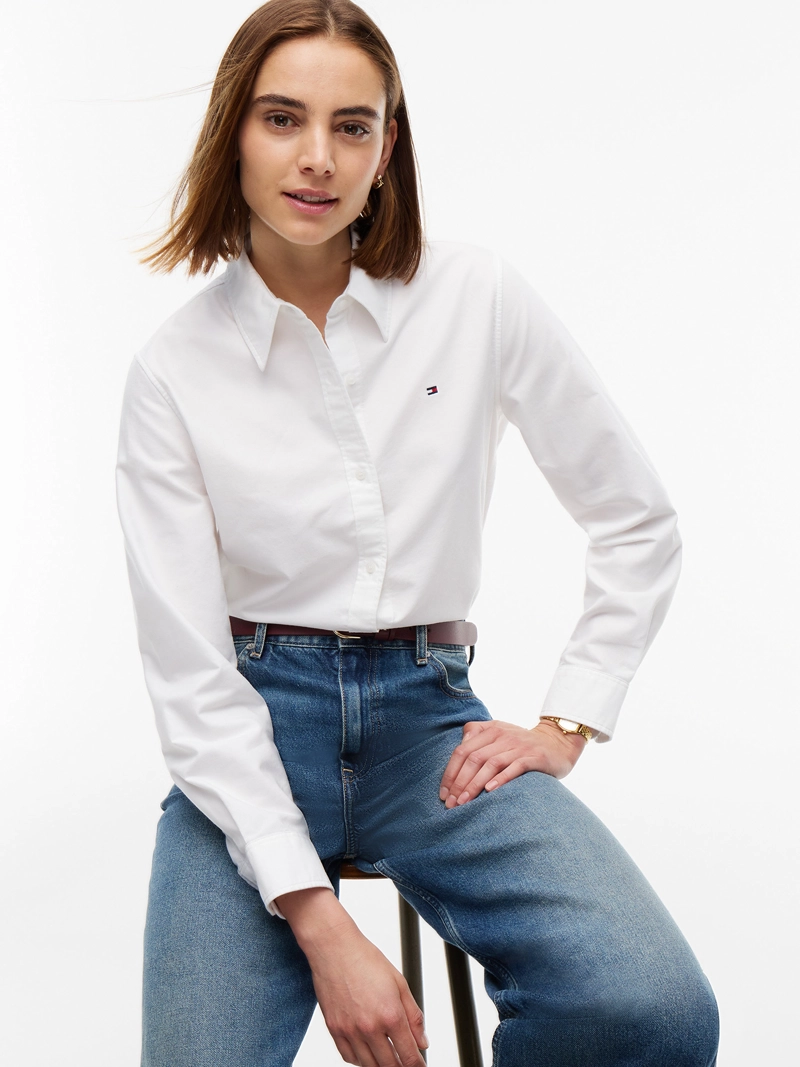 CAMISA OXFORD CON LOGO RELAXED FIT - 4