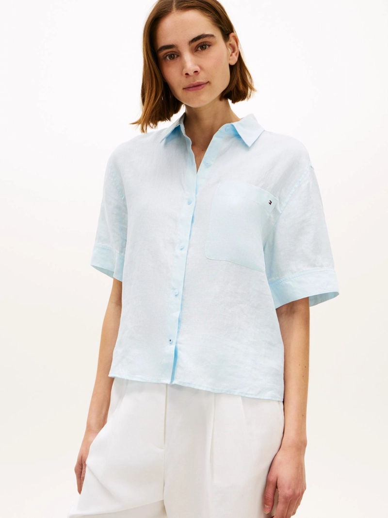 CAMISA DE LINO RELAXED FIT - 1