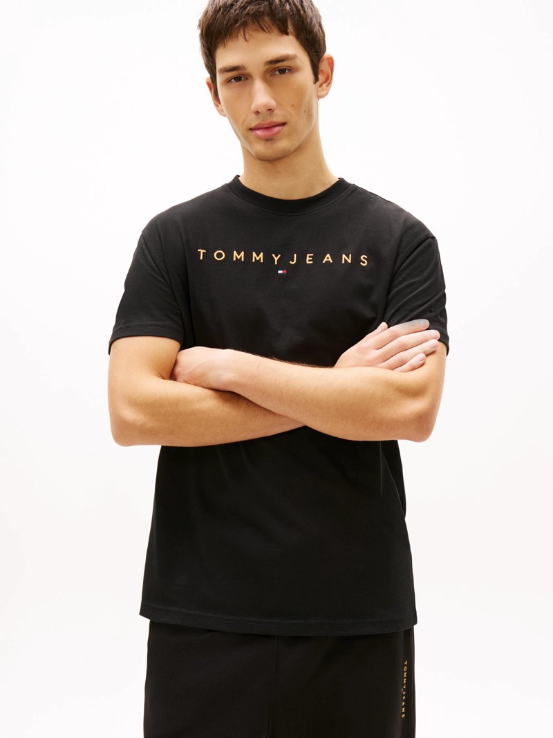 POLERA CON LOGO LINEAL REGULAR FIT - 1