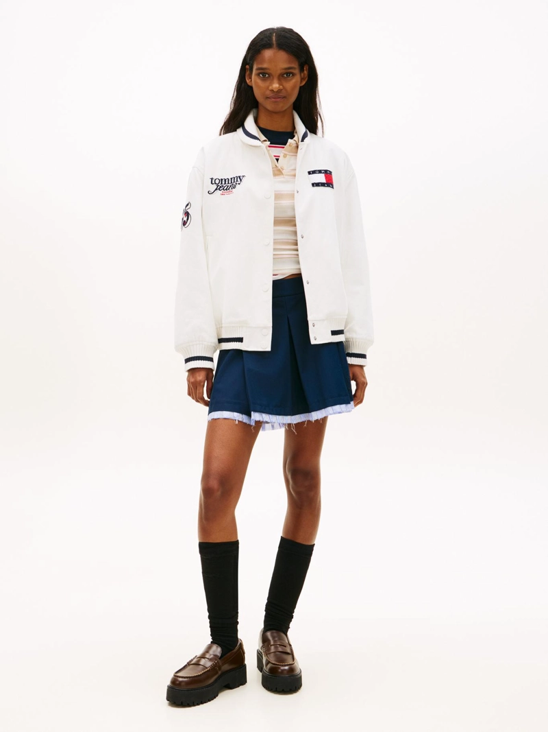 CHAQUETA VARSITY OVERSIZE CON LOGO - 2