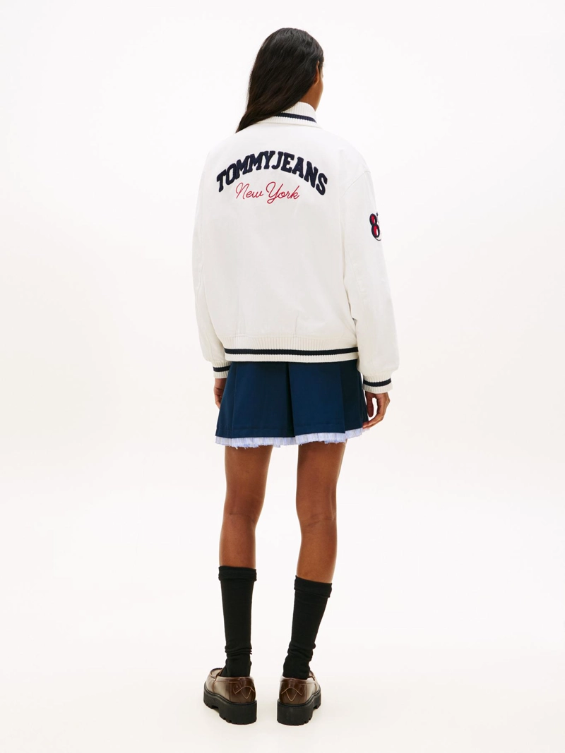 CHAQUETA VARSITY OVERSIZE CON LOGO - 3