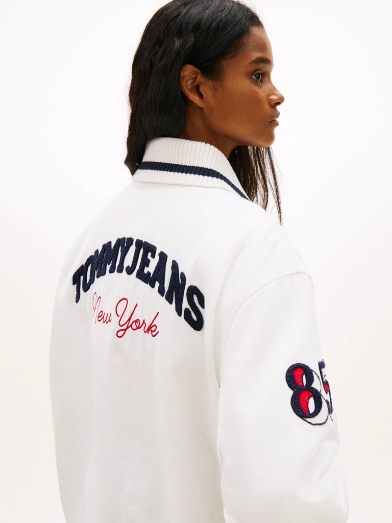 CHAQUETA VARSITY OVERSIZE CON LOGO - 4
