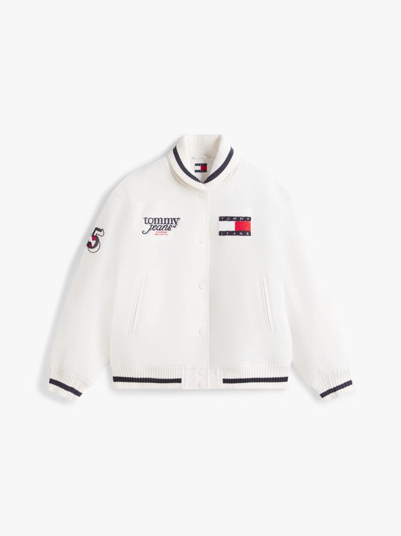 CHAQUETA VARSITY OVERSIZE CON LOGO - 5
