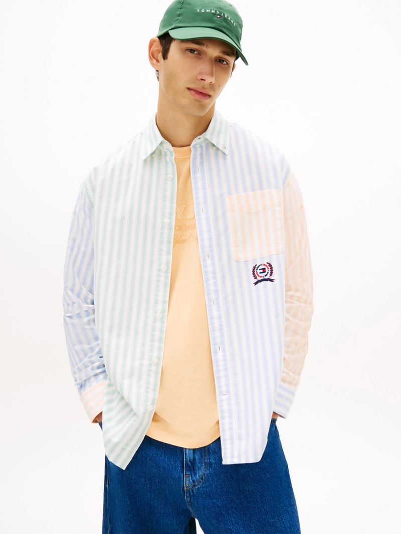 CAMISA OXFORD DE RAYAS RELAXED FIT - 1