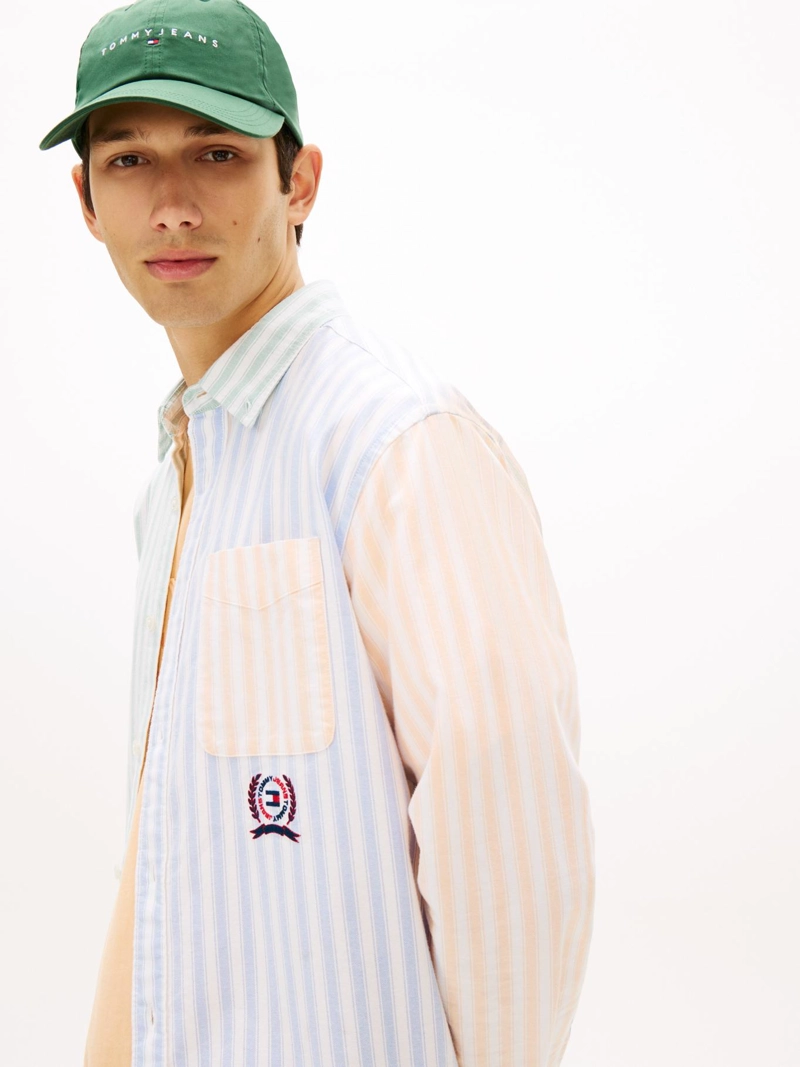 CAMISA OXFORD DE RAYAS RELAXED FIT - 4