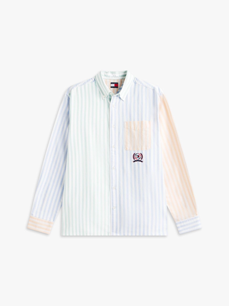 CAMISA OXFORD DE RAYAS RELAXED FIT - 5