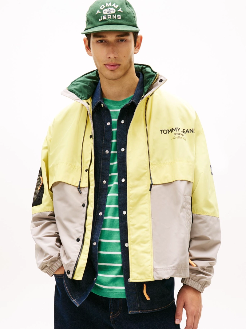 CORTAVIENTOS OVERSIZE COLOR BLOCK - 1