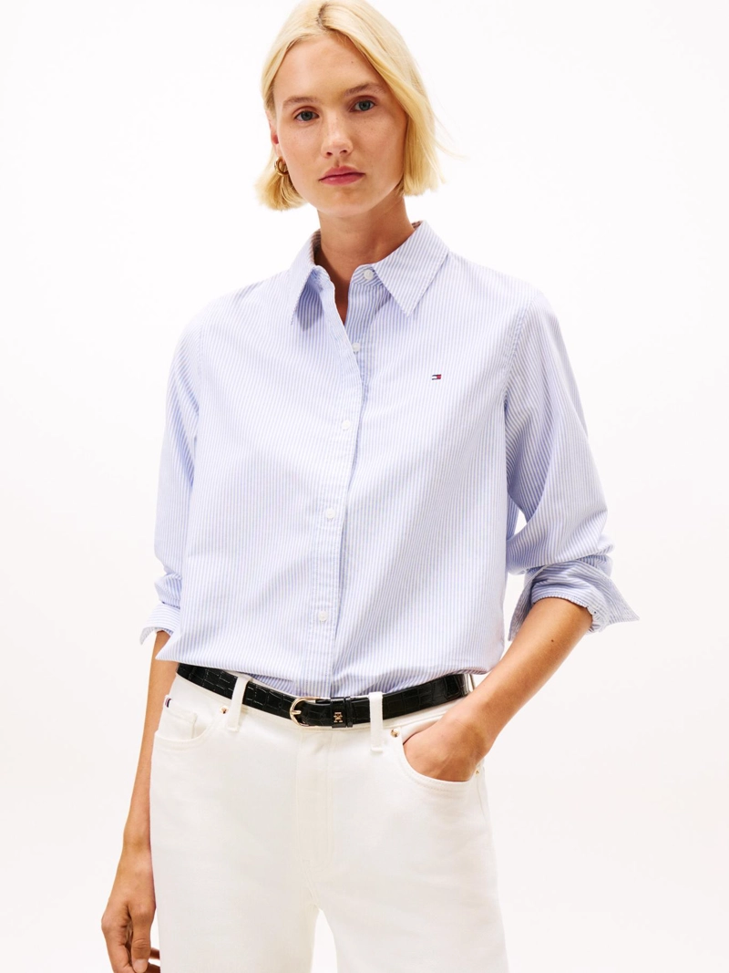 CAMISA OXFORD CON LOGO RELAXED FIT - 1