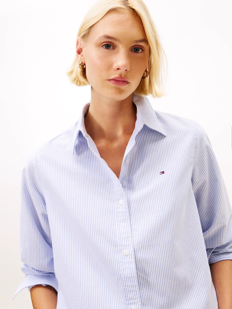 CAMISA OXFORD CON LOGO RELAXED FIT - 4