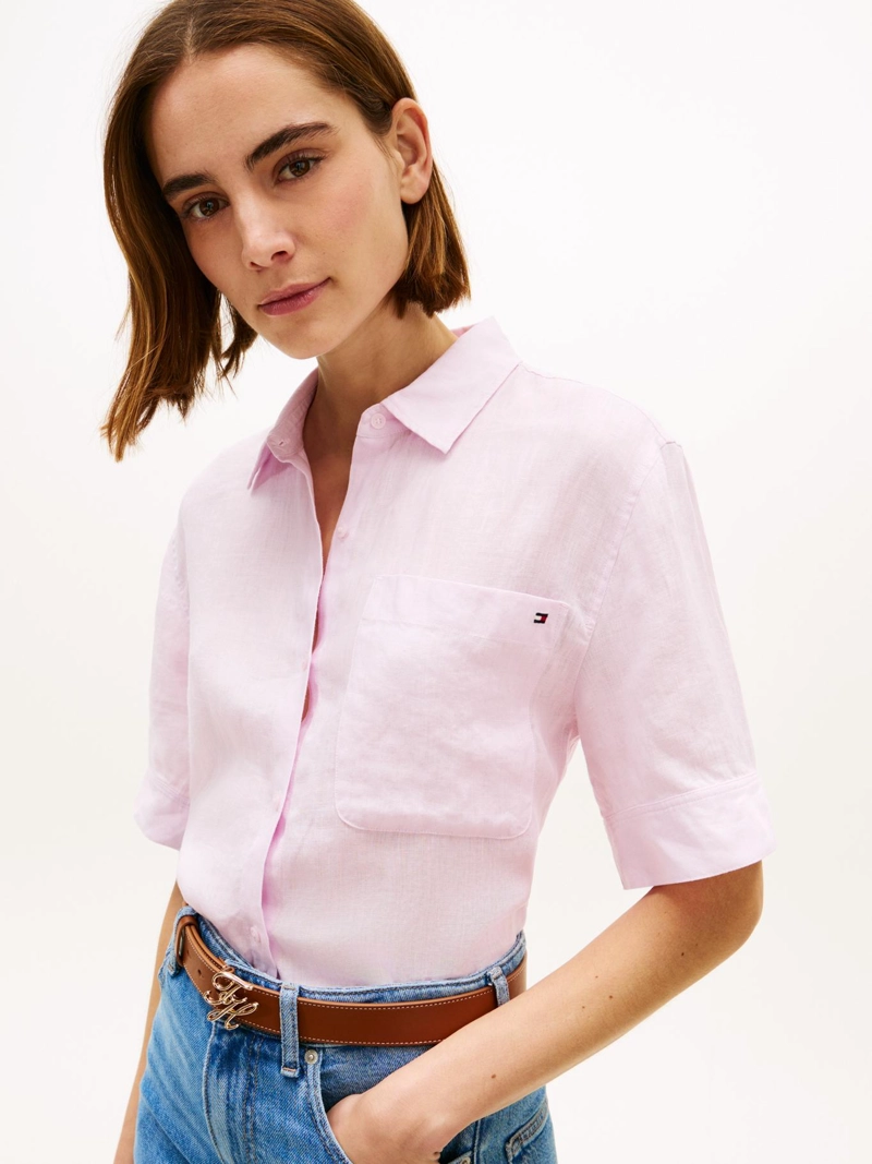 CAMISA DE LINO RELAXED FIT - 4