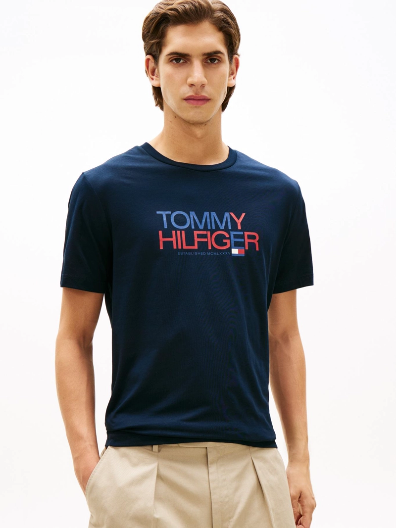 POLERA CON LOGO BRAND REGULAR FIT - 1