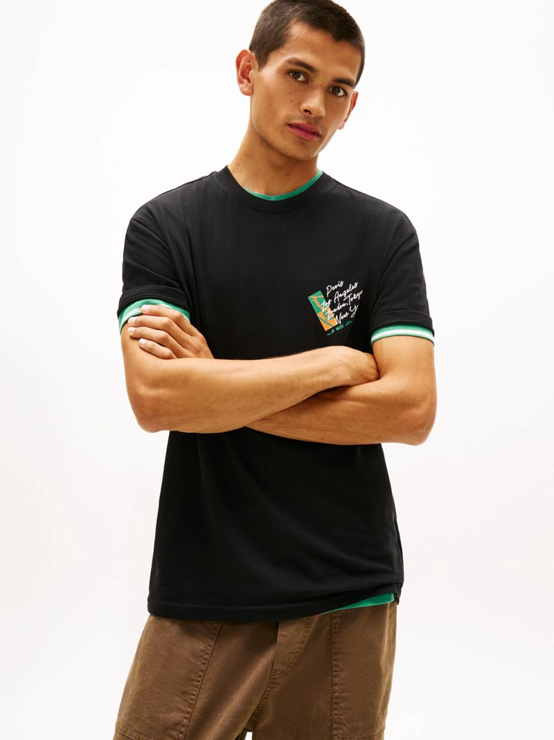 POLERA SIGNATURE CON LOGO REGULAR FIT - 1